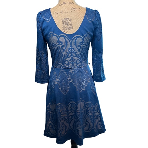 Pink Owl boutique 3/4 length sleeve minidress - Picture 6 of 8